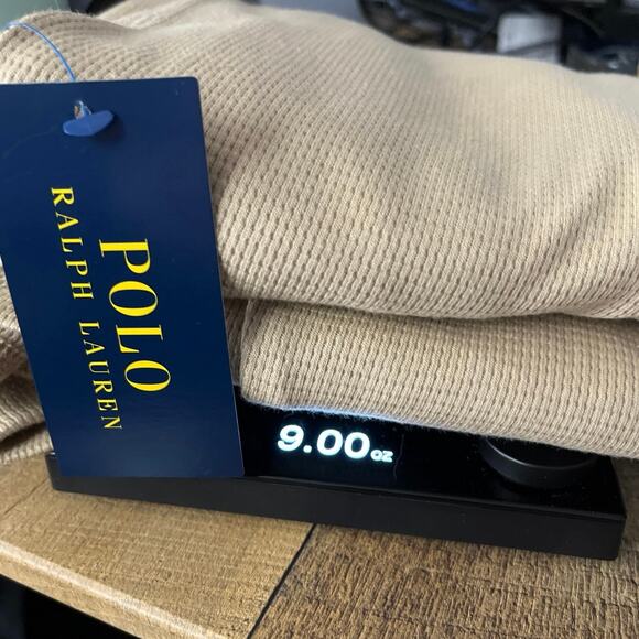 •NWT• POLO Ralph Lauren Tan long sleeve sleepwear in Large - Picture 12 of 12